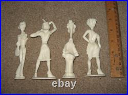 HARTLAND Plastics hard plastic 4 prototype test HORRIBLES monster alien playset