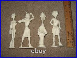 HARTLAND Plastics hard plastic 4 prototype test HORRIBLES monster alien playset