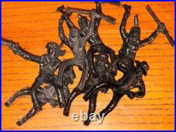 HUGE LOT 300+ 1960s Timpo Toys England Cowboys Indians Horses Tim Mee Mixed VTG