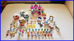 HUGE LOT Vintage Care Bears Care A Lot Castle Figures Accessories Toy Playset
