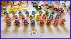 HUGE LOT Vintage Care Bears Care A Lot Castle Figures Accessories Toy Playset