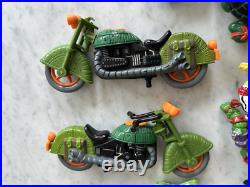 HUGE LOT Vintage TMNT Teenage Mutant Ninja Turtles Action Figures Toy Boat 1990s