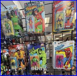 HUGE MARVEL AND DC COMICS TOY LOT! BRAND NEW VINTAGE AND MODERN! 75 Total