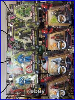 HUGE MARVEL AND DC COMICS TOY LOT! BRAND NEW VINTAGE AND MODERN! 75 Total