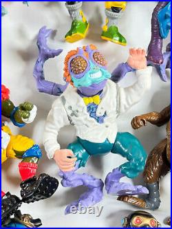 HUGE Playmates TMNT Lot (35+) figures VEHICLES accessories PARTS vtg
