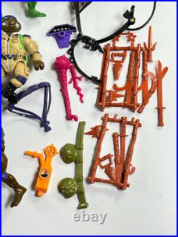 HUGE Playmates TMNT Lot (35+) figures VEHICLES accessories PARTS vtg