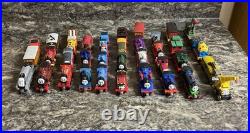 HUGE Thomas The Train Toy Lot Vintage Trains Lot Of 38