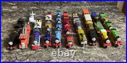 HUGE Thomas The Train Toy Lot Vintage Trains Lot Of 38 (B)