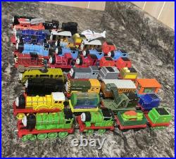 HUGE Thomas The Train Toy Lot Vintage Trains Lot Of 38 (B)