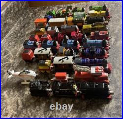 HUGE Thomas The Train Toy Lot Vintage Trains Lot Of 38 (B)