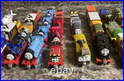 HUGE Thomas The Train Toy Lot Vintage Trains Lot Of 38 (B)