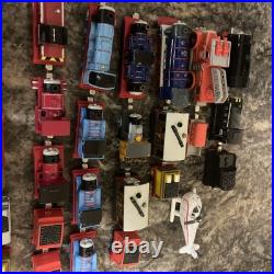 HUGE Thomas The Train Toy Lot Vintage Trains Lot Of 38 (B)