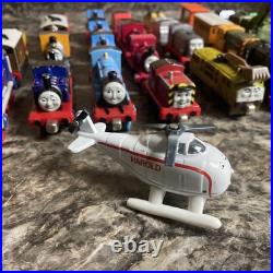 HUGE Thomas The Train Toy Lot Vintage Trains Lot Of 38 (B)