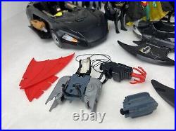 HUGE Vintage Batman The Animated Series & Movie Toy Lot Figures, Bat Mobile, Etc