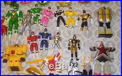 HUGE Vintage Mighty Morphin Power Rangers Action Figure Toy huge lot Bandai