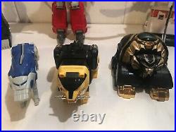 HUGE Vintage Power Rangers Transformers Toy LOT Bandai 1990's Action Figures