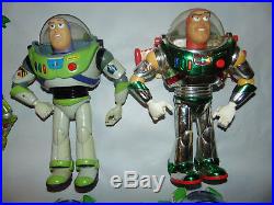 HUGE Vintage TOY STORY Disney TOYS LOT WOODY BUZZ LIGHTYEAR Large/Small Figures