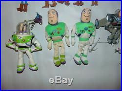 HUGE Vintage TOY STORY Disney TOYS LOT WOODY BUZZ LIGHTYEAR Large/Small Figures