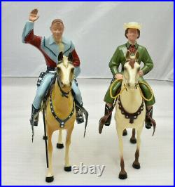 Hartland Roy Rogers & Dale Evans Western Figures Riding Horses Collectible