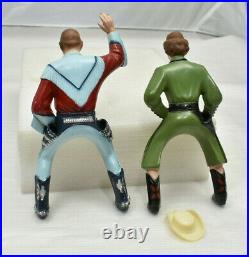 Hartland Roy Rogers & Dale Evans Western Figures Riding Horses Collectible