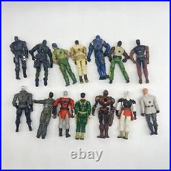 Hasbro GI Joe Action Figure Lot Of 14 Vintage Toy Military Men Army Read