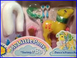 Hasbro MLP My Little Pony Dance N Prance G1 DJ Swinger Twirler Doll Figures MIB