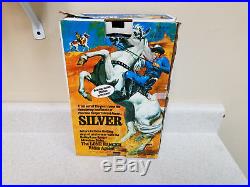 Hubley Toys Vintage Lone Ranger Silver figure in the box, extras