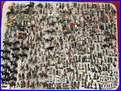 Huge 500+ Piece Lot Of Vintage Britains Metal Soldiers Toys Figures Tin Military