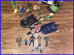 Huge Gijoe 19 Vehicles 8 Figures 4 Action Packs Vintage Cobra Toy Lot