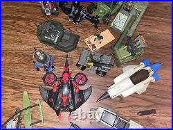 Huge Gijoe 19 Vehicles 8 Figures 4 Action Packs Vintage Cobra Toy Lot