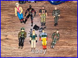 Huge Gijoe 19 Vehicles 8 Figures 4 Action Packs Vintage Cobra Toy Lot