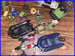 Huge Gijoe 19 Vehicles 8 Figures 4 Action Packs Vintage Cobra Toy Lot