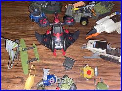 Huge Gijoe 19 Vehicles 8 Figures 4 Action Packs Vintage Cobra Toy Lot