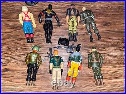 Huge Gijoe 19 Vehicles 8 Figures 4 Action Packs Vintage Cobra Toy Lot