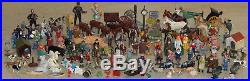 Huge Lot Lead Toy Figures Barclay Manoil Britains Passenger Animal Train Scenery