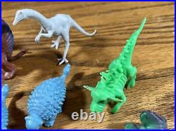 Huge Lot Of Chinasuars Mini Monsters Dinosaurs Toy Figures D&D Plastic RARE VTG