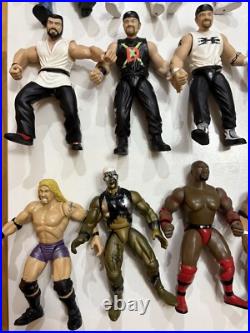 Huge Lot Of WWF, WWE, And WCW Vintage Figure Collection (50+ With Accessories!)