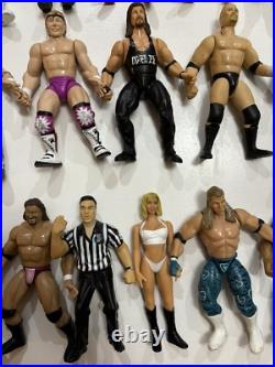 Huge Lot Of WWF, WWE, And WCW Vintage Figure Collection (50+ With Accessories!)