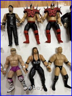 Huge Lot Of WWF, WWE, And WCW Vintage Figure Collection (50+ With Accessories!)