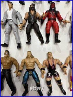 Huge Lot Of WWF, WWE, And WCW Vintage Figure Collection (50+ With Accessories!)
