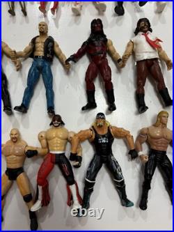 Huge Lot Of WWF, WWE, And WCW Vintage Figure Collection (50+ With Accessories!)