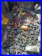 Huge Lot Toy Soldier Army Men Vehicles Cowboys Indians Animals Horses VINTAGE