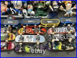 Huge Lot Vintage Tech Deck Dudes Action Figures And Boards