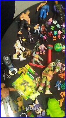 Huge Lot Vintage Toys Sectaurs He Man TMNT Transformers Thundercats Karate Kid