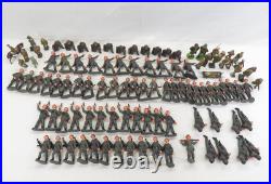 Huge Lot of 100+ Vintage Military Toy Figures Germany WW2 Including Lead Figures