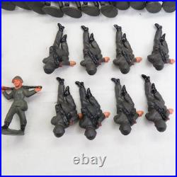 Huge Lot of 100+ Vintage Military Toy Figures Germany WW2 Including Lead Figures