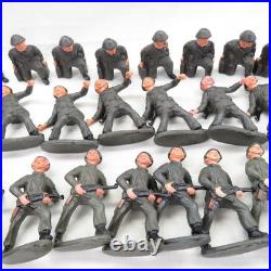 Huge Lot of 100+ Vintage Military Toy Figures Germany WW2 Including Lead Figures