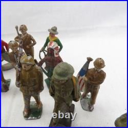 Huge Lot of 100+ Vintage Military Toy Figures Germany WW2 Including Lead Figures