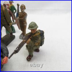 Huge Lot of 100+ Vintage Military Toy Figures Germany WW2 Including Lead Figures