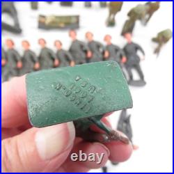 Huge Lot of 100+ Vintage Military Toy Figures Germany WW2 Including Lead Figures